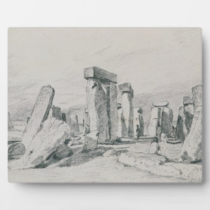 Plaque Photo John Constable   Stonehenge, Wiltshire, 1820 (dess