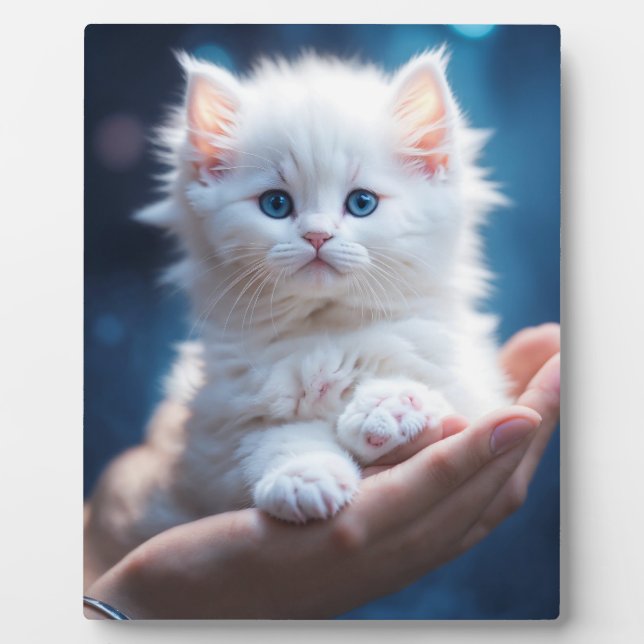 Plaque Photo Joli petit chaton design frameurs (Devant)