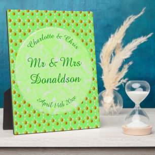 Plaque Photo Joli Printemps Mariage Pomme fleur et Pommes