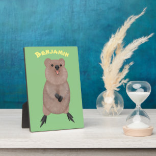 Plaque Photo Joli sourire mignon dessin animé quokka