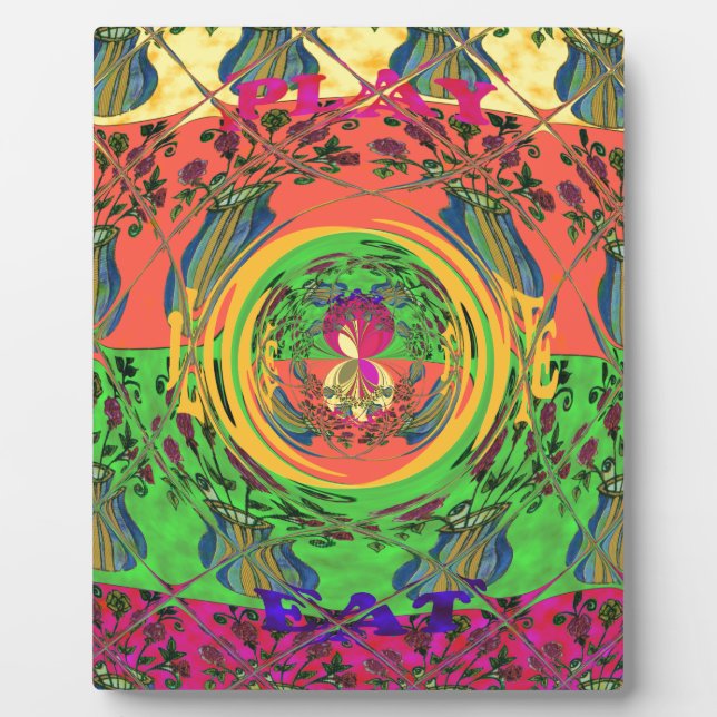 Plaque Photo Jolie et belle florale Motif Art Imprimer Design (Devant)