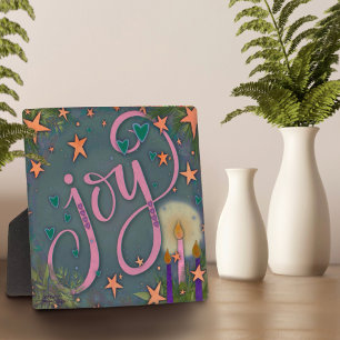 Plaque Photo Jolie Joie Whimsical Advent Candle Easel