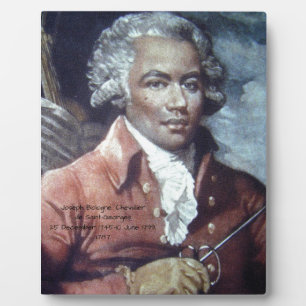 Plaque Photo Joseph Bologne, Chevalier de Saint-Georges