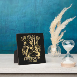 Plaque Photo Jouer de la guitare 4 juillet 250e anniversaire