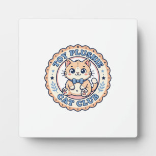 Plaque Photo Jouet Peluche Chat Mignon Chat T-Shirt Design - Jo