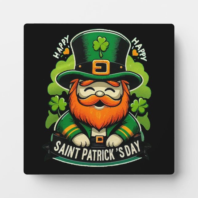 Plaque Photo Joyeuse Saint-Patrick (Devant)