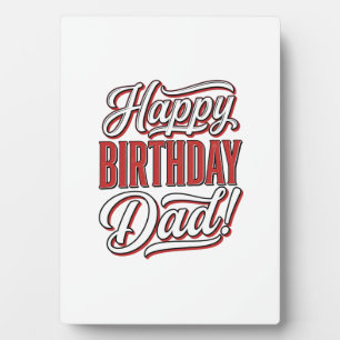 Plaque Photo Joyeux Anniversaire Papa Conception de Chemise de 