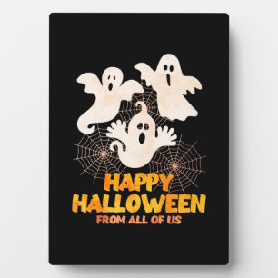 Plaque Photo Joyeux Halloween de nous tous