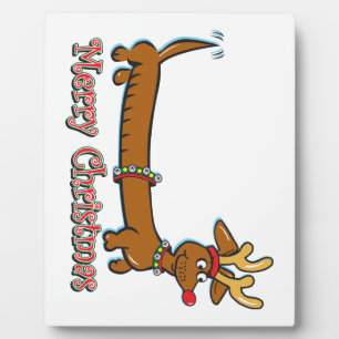 Plaque Photo Joyeux Noël Doxie