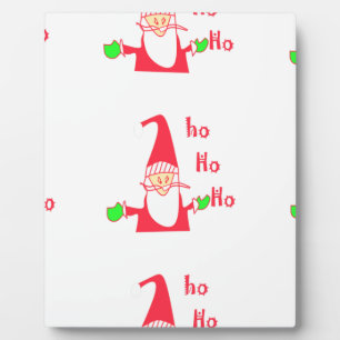 Plaque Photo Joyeux Noël Joyeux Noël Drôle Père Noël Hohoho