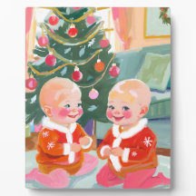 Joyeux Noël jumeaux