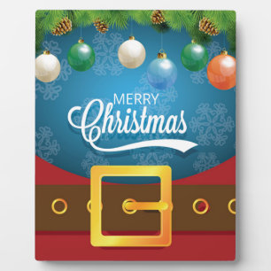 Plaque Photo Joyeux Noël Père Noël