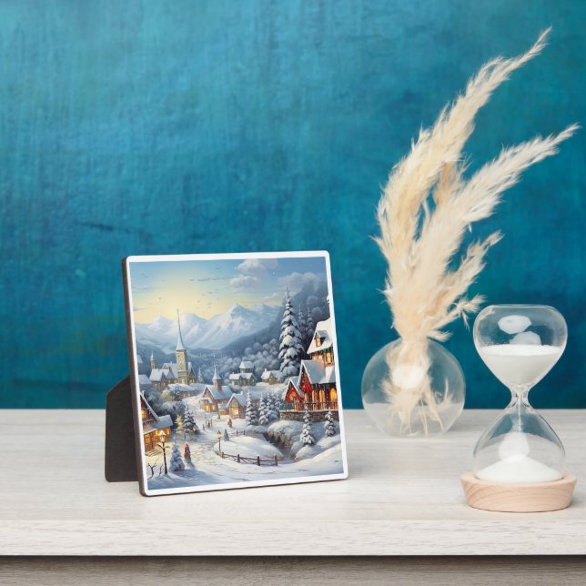 Plaque Photo Joyeux Noël vintage (Insitu)