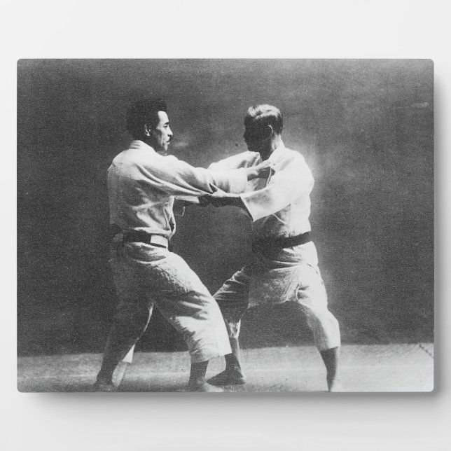Plaque Photo Judoka Jigoro Kano Kyuzo Mifue Judo (Devant)