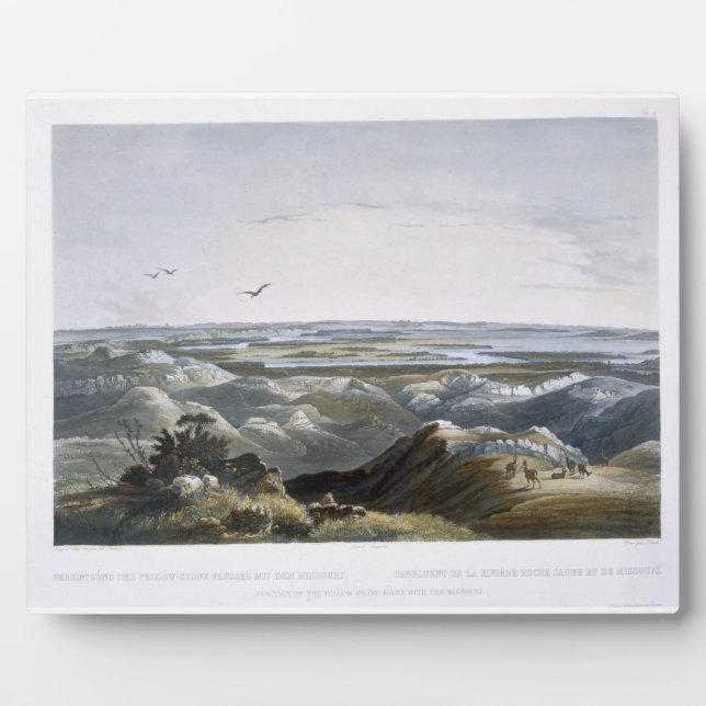 Plaque Photo Junction de la Pierre jaune (Devant)