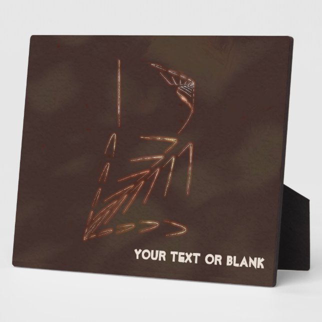 Plaque Photo Jurassic fossile (Côté)