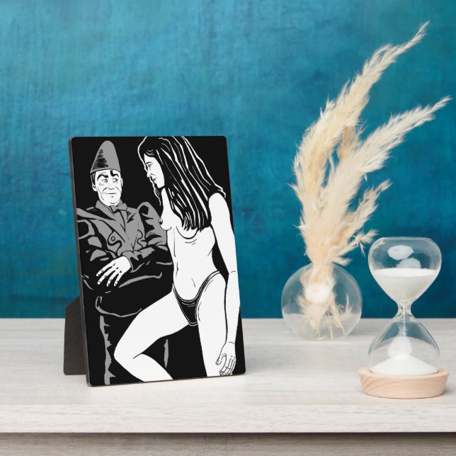 Plaque Photo Juste un clown (Côté)