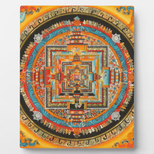 PLAQUE PHOTO KALACHAKRA ESOTERIE MANDALA III