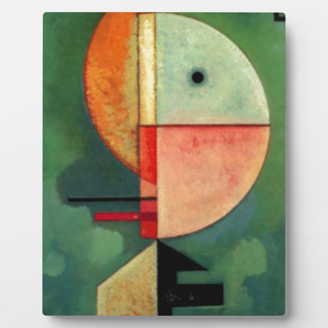 Plaque Photo Kandinsky peinture Abstraite ascendante (Devant)