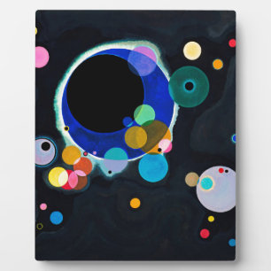 Plaque Photo Kandinsky Plusieurs cercles Abstraits