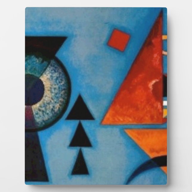 Plaque Photo Kandinsky Soft Hard Abstrait (Devant)