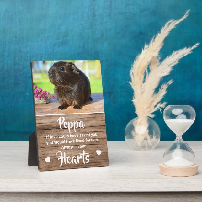 Plaque Photo Kids Cute Photo Pet Memorial (Côté)
