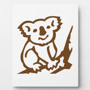 Plaque Photo Koala