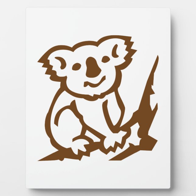 Plaque Photo Koala (Devant)