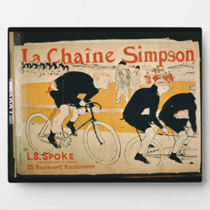 Plaque Photo "La Chaîne Simpson", Paris (litho couleur)
