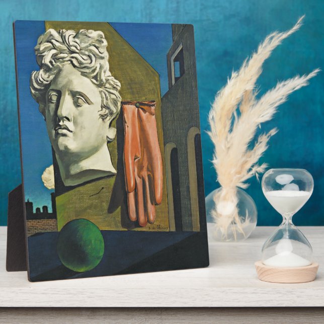 Plaque Photo La chanson d'amour | Giorgio de Chirico | (Côté)