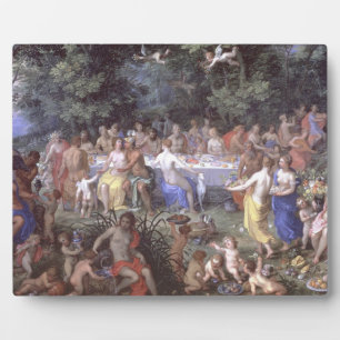 Plaque Photo La Fête des Dieux (huile sur toile)