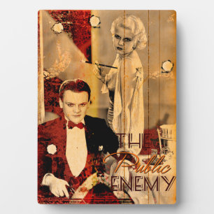 Plaque Photo La fille blonde du Gangster