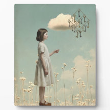 La Fille et son Cerf-Volant Clé | Art de Table de