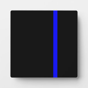 Plaque Photo La Ligne bleue symbolisée par Thin Line