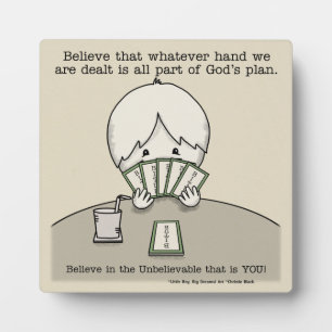 Plaque Photo La main sur laquelle nous sommes confrontés