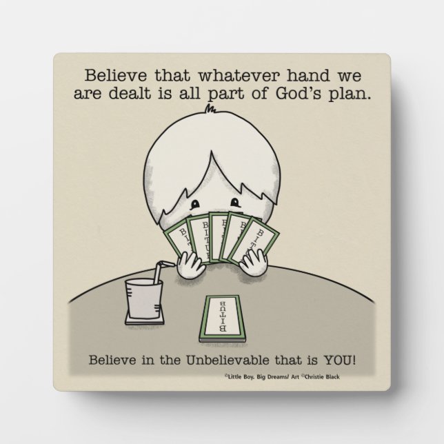 Plaque Photo La main sur laquelle nous sommes confrontés (Devant)