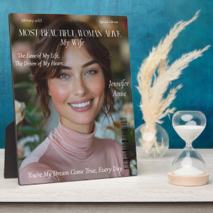 Plaque Photo La plus belle femme Alive Femme copine