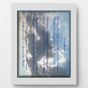 Plaque Photo La poésie des Esprits de la Terre