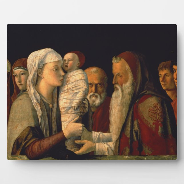 Plaque Photo La présentation de Jésus dans le Temple (Devant)