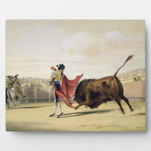 Plaque Photo La Suete de la Capa, 1865 (colour litho)
