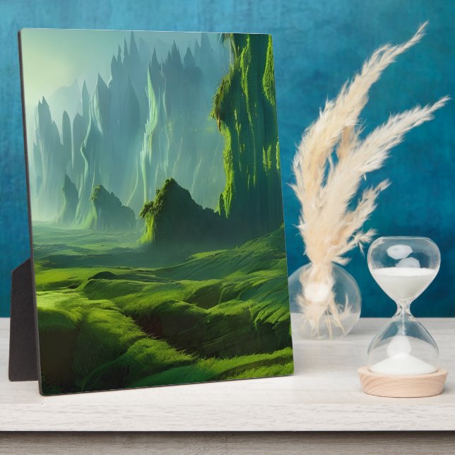 Plaque Photo La table d'art de l'Imaginaire Emerald Valley (Côté)