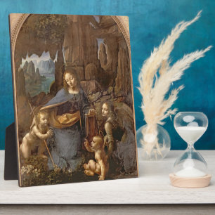 Plaque Photo La Vierge des Rochers