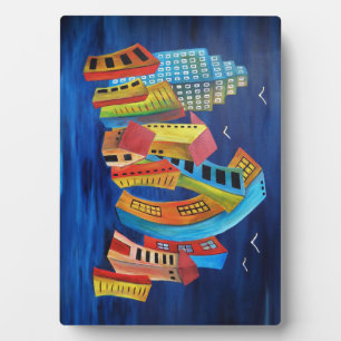 Plaque Photo La ville flottante