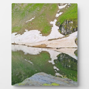 Plaque Photo Lac Balea Paysage Alpin - Nature Sauvage Roumanie