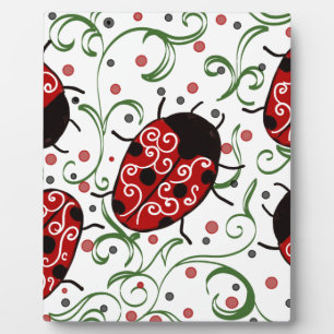 Plaque Photo Ladybug