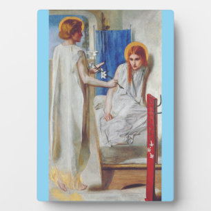 Plaque Photo L'Annonciation par Dante Gabriel Rossetti