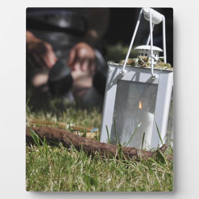 Plaque Photo Lanterne lumineuse (Devant)