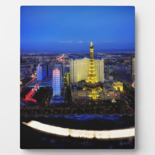 Plaque Photo Las Vegas Nevada Ville Villes Soirée urbaine