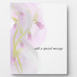 Plaque Photo Lavage aquarelle rose pâle
