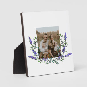 Plaque Photo Lavande et Eucalyptus violet fleuri botanique